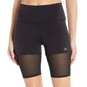 Alo Yoga Mesh Black Shorts Small